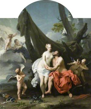Jupiter and Io with Cupid and Attendant Putti