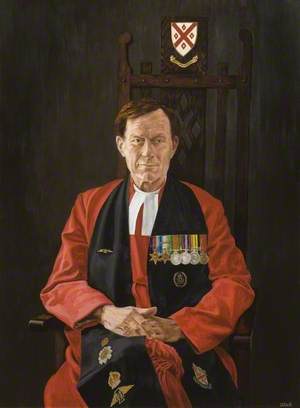 The Reverend Group Captain D. S. Wallace, Chairman of Parmiter's Foundation and the School Governors