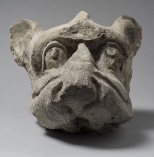 Gargoyle in the Form of a Dog's Head