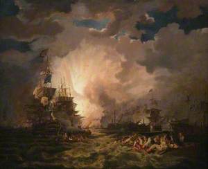 The Battle of the Nile, 1 August 1798