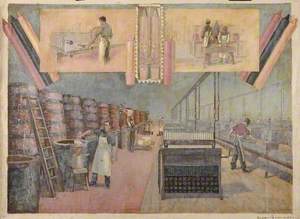 Candlemaking Factory Scene