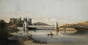 Conway Castle, and Tubular Bridge