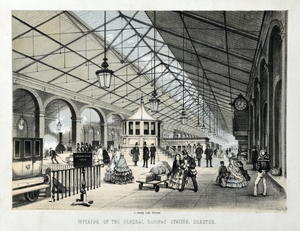 Interior of the General Railway Station, Chester