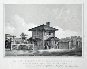 Gate-Keeper's Lodge, Newark, Nottingham and Lincoln Railway