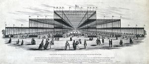 View of the Interior of the Building in Hyde Park for the Exhibition of 1851. As Finally Approved By Her Majesty's Commissioners