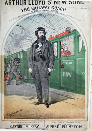 Arthur Lloyd's New Song 'The Railway Guard' or 'The Mail Train to the North'