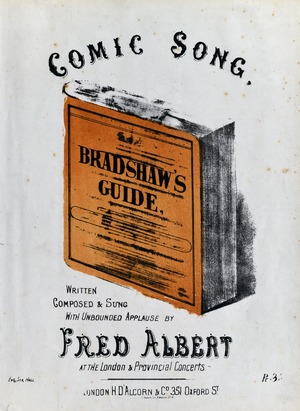 'Comic Song, Bradshaw's Guide'