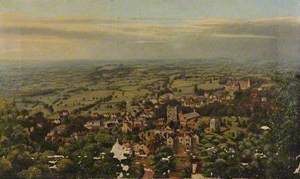 Malvern from the Hills, Worcestershire