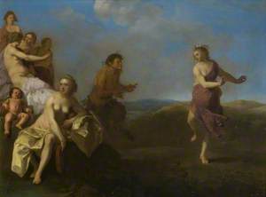 Nymphs and a Satyr