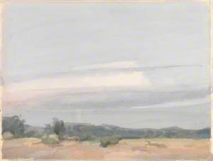 Stratus Cloud over Low Landscape