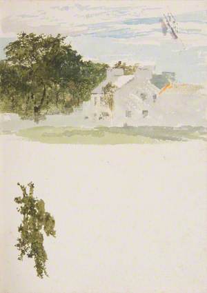 Farmhouse Surrounded by Trees