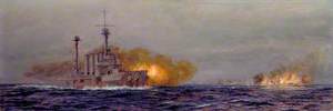 Destruction of the German Raider 'Leopard' by HMS 'Achilles' and HMS 'Dundee'