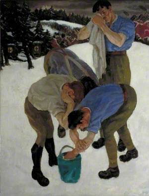 Artillery Drivers in the Snow, Italian Front