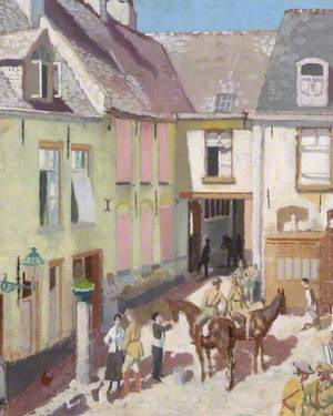 The Courtyard, Hotel Sauvage, Cassel, Nord