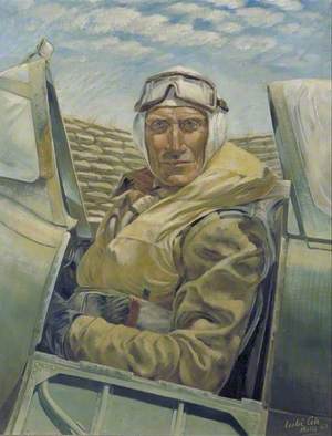 Air Vice-Marshal Sir Keith Park (1892–1975), KBE, CB, MC, DFC, Air Officer Commanding Malta in His Plane
