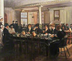 The Canteen at the Headquarters of the Joint War Council of the British Red Cross Society and Order of St John, 19 Berkeley Street, W1
