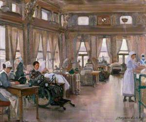 The Special Surgical Auxiliary Hospital at the 'Star and Garter', Richmond: The Dining Room