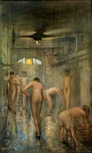 Ruhleben Prison Camp: Bathing