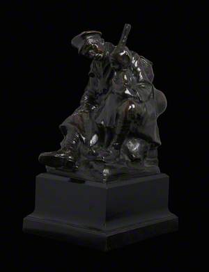 Seated Soldier with a Child