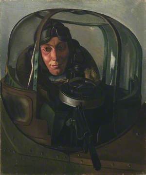 An Air Gunner in a Gun Turret: Sergeant G. Holmes, DFM