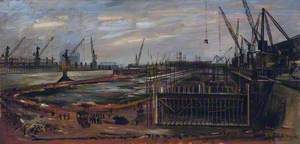 Sketch for 'London Docks'