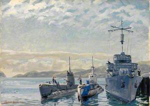 HM Submarines 'Voracious', 'Sea-Lion' and 'La Cordelière'