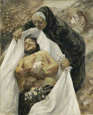 Mother Mourning the Death of a Village Priest