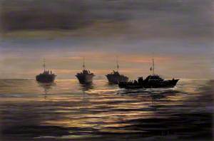 Listening: Motor Torpedo Boats of the Coastal Forces off the Enemy Coast