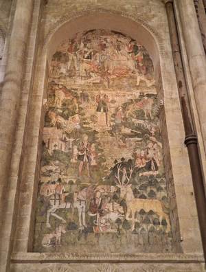 Saint Eustace Wall Painting