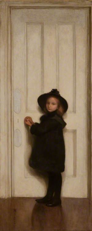 The Little Girl at the Door