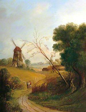 Windmill in a Cornfield