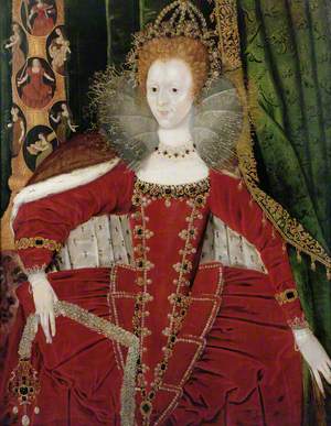 Queen Elizabeth I (1533–1603) and the Cardinal and Theological Virtues