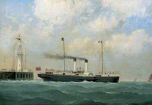 'Mary Beatrice' Leaving Boulogne