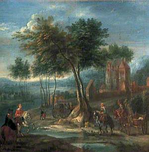 Landscape with Riders