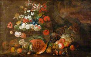 Still Life (Flowers and Fruit)