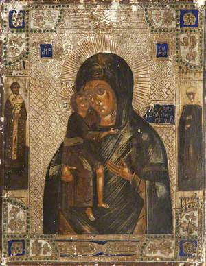 Icon with the Mother of God Fedorovskaya
