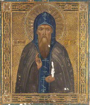 Icon with Saint Tikhon of Zadonsk