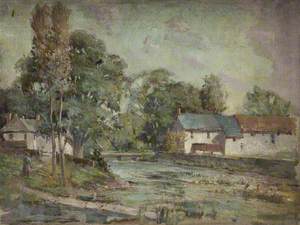 Cottages by River, Malham