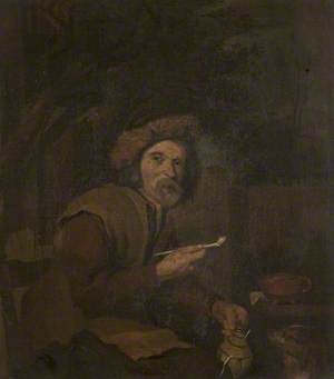 Man with Clay Pipe