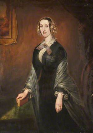 Portrait of a Woman in a Flowered Bonnet