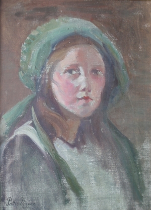 The Girl with a Green Bonnet
