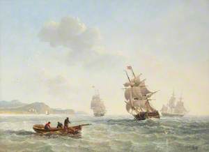 Seascape with Boats and Fishermen