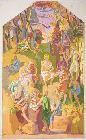 Study for 'The Sermon on the Mount'