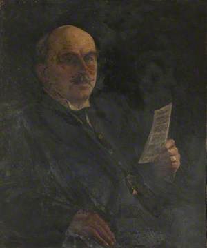 Portrait of a Man Reading a Letter