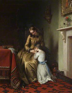 Prayer Time – Mrs Cope and Her Daughter Florence