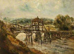 Avenham Bridge, Preston, 1857
