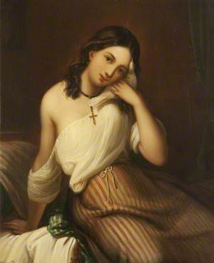 Portrait of a Girl with a Dove