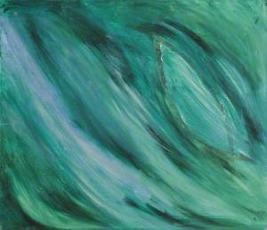 Abstract Green Blue