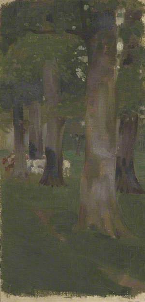 Cattle amongst Trees