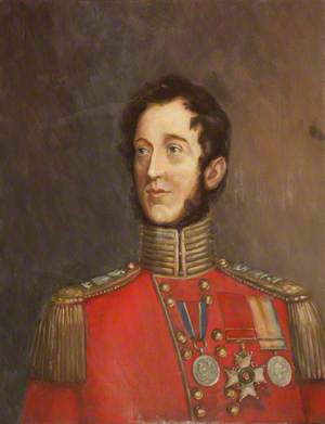 Lieutenant Colonel George Hibbert, CB, 40th Foot, Who Served as an Ensign at Waterloo, and Commanded the Regiment (1845–1847)